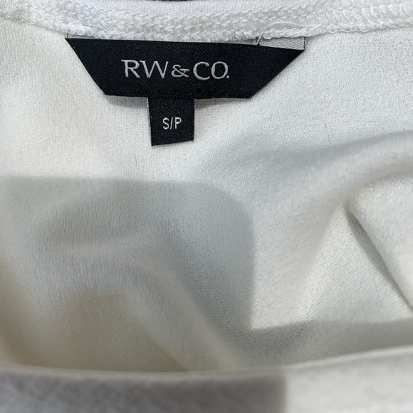 RW & CO. White blouse size S - Picture 8 of 9